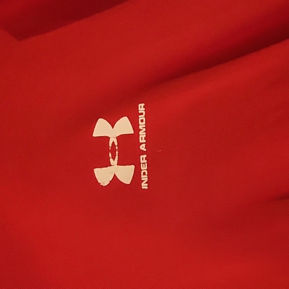 Under Armour Long Sleeve heatgear Red Large - Picture 2 of 5